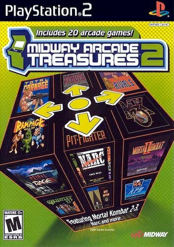 【中古】北米版 海外版 PS2 Playstation 2 プレイステーション 2 Midway Arcade Treasures 2 ミッドウェイ アーケード トレジャー 2