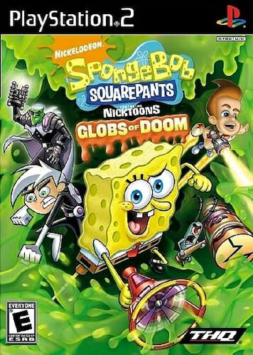 【中古】北米版 海外版 PS2 Playstation 2 プレイステーション SpongeBob SquarePants Featuring Nicktoons Globs of Doom スポンジボブ