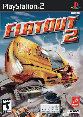 【中古】北米版 海外版 PS2 Playstation 2 プレイステーション 2 Flatout 2 FLATOUT 2 GTR がんばれ!とびだせ!レーシング!!