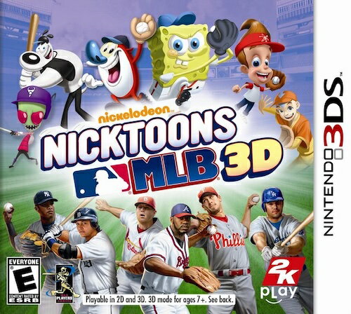 【中古】北米版 海外版 Nintendo 3DS Nicktoons MLB 3D ニコロデオン