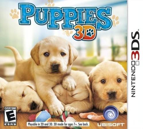 【中古】北米版 海外版 Nintendo 3DS Puppies 3D