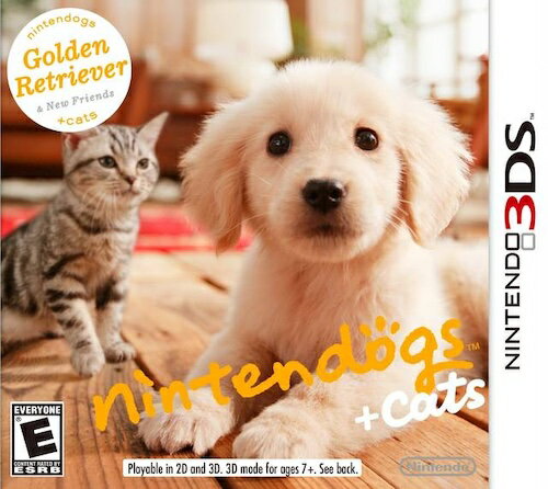 Nintendo 3DS - 【中古】北米版 海外版 Nintendo 3DS Nintendogs + Cats