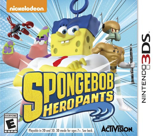 【中古】北米版 海外版 Nintendo 3DS SpongeBob HeroPants スポンジ・ボブ ヒーローパンツ