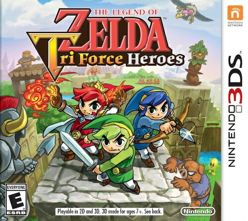 【中古】北米版 海外版 Nintendo 3DS Legend of Zelda Tri Force Heroes ゼルダの伝説 トライフォース3銃士