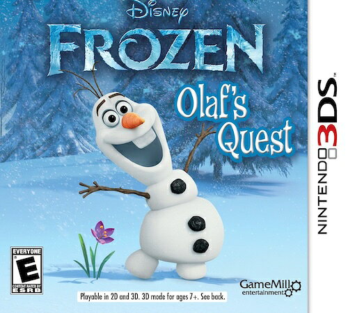【中古】北米版 海外版 Nintendo 3DS Frozen Olaf's Quest フローズン・オラフス クエスト