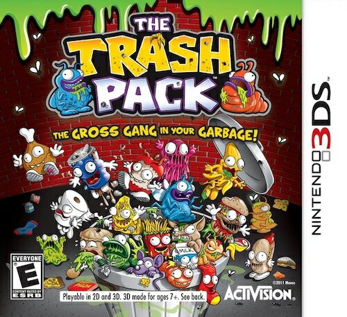 【中古】北米版 海外版 Nintendo 3DS Trash Packs