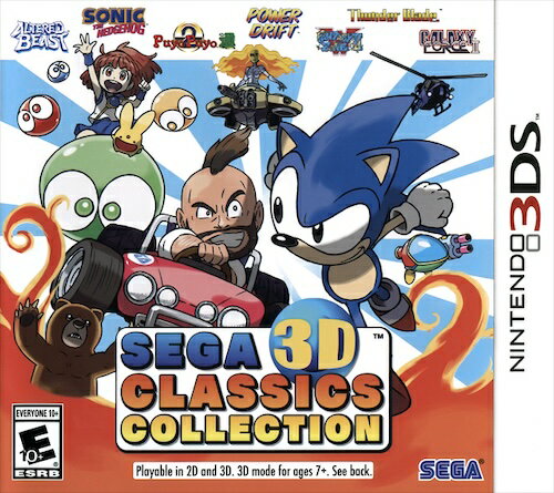 【中古】北米版 海外版 Nintendo 3DS Sega 3D Classics Collection セガ3D復刻アーカイブス2