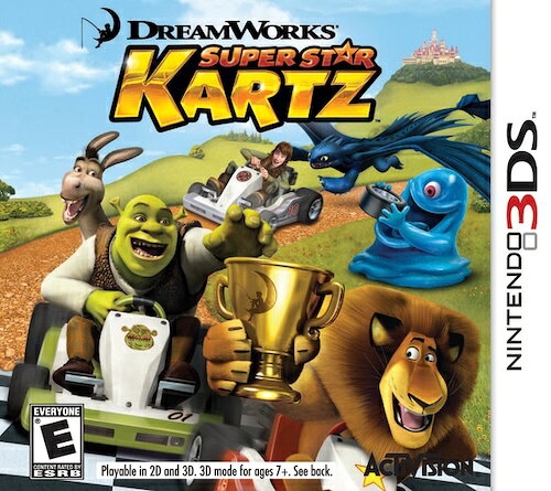 【中古】北米版 海外版 Nintendo 3DS Dreamworks Super Star Kartz ドリームワークス スーパースターカート