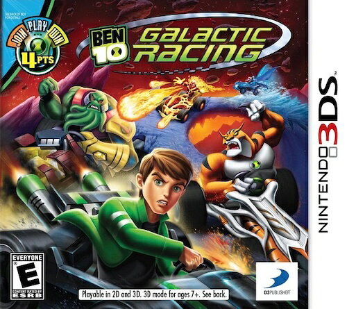 【中古】北米版 海外版 Nintendo 3DS Ben 10 Galactic Racing ベン10 ギャラクティック レーシング