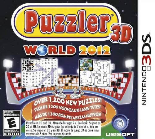 【中古】北米版 海外版 Nintendo 3DS Puzzler World 2012 3D