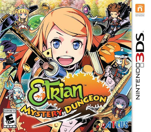 【中古】北米版 海外版 Nintendo 3DS Etrian Mystery Dungeon 世界樹と不思議のダンジョン