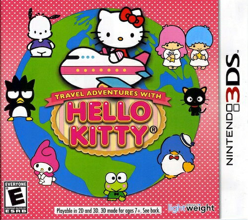 【中古】北米版 海外版 Nintendo 3DS Travel Adventures with Hello Kitty ハローキティ