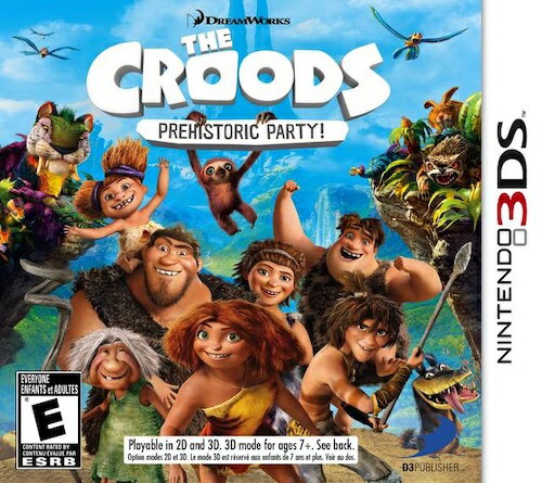 【中古】北米版 海外版 Nintendo 3DS The Croods Prehistoric Party
