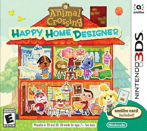 【中古】北米版 海外版 Nintendo 3DS Animal Crossing Happy Home Designer どうぶつの森