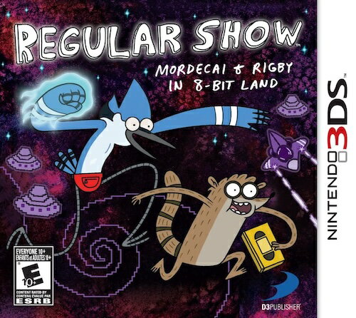 【中古】北米版 海外版 Nintendo 3DS Regular Show Mordecai & Rigby in 8-Bit Land レギュラーSHOW〜コリない2人〜
