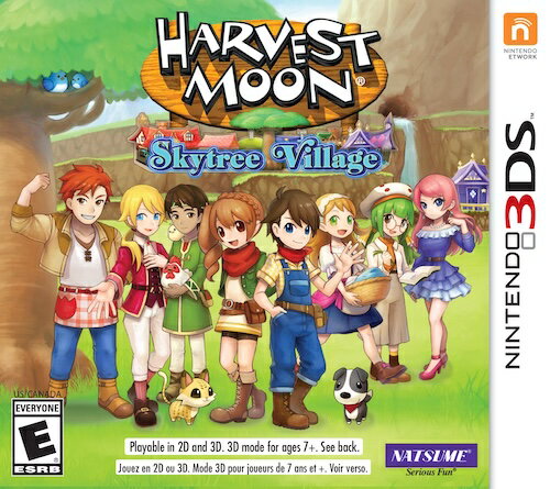 【中古】北米版 海外版 Nintendo 3DS Harvest Moon Skytree Village 牧場物語