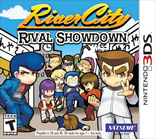 乐天商城 - 【中古】北米版 海外版 Nintendo 3DS River City Rival Showdown 熱血硬派くにおくん外伝