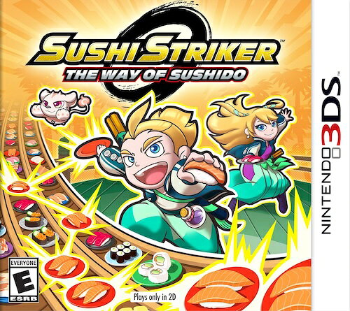 【中古】北米版 海外版 Nintendo 3DS Sushi Striker The Way of Sushido 超回転 寿司ストライカー