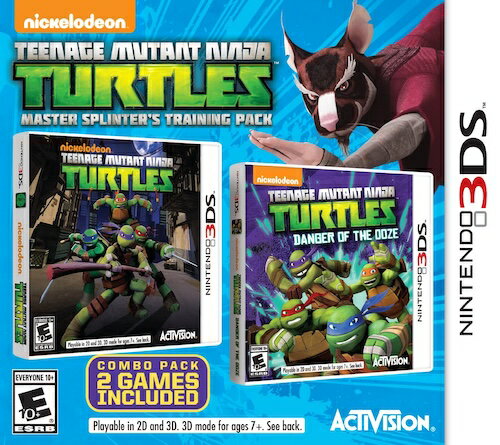 【中古】北米版 海外版 Nintendo 3DS Teenage Mutant Ninja Turtles Master Splinter's Training Pack ミュータント・ニンジャ・タートルズ