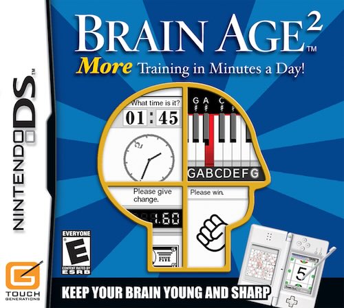 【中古】北米版 海外版 Nintendo DS Brain Age 2 もっと脳を鍛える大人のDSトレーニング
