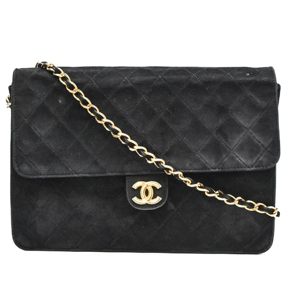 Rakuten - CHANEL シャネル チェーンショルダー プッシュロック ショルダーバッグ 金具 シールあり レディース ブラック