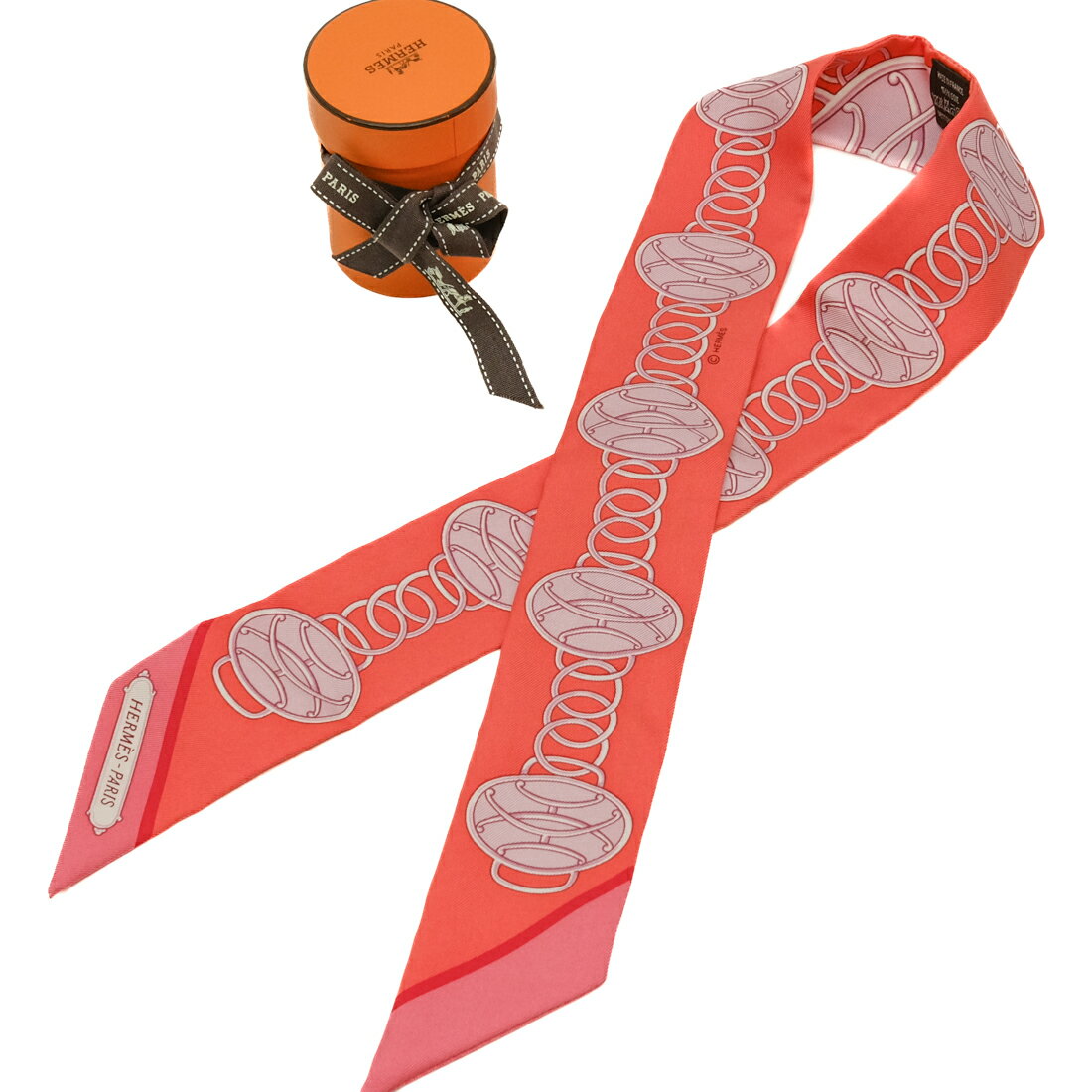 【お値引き】【未使用品】HERMES エルメス スカーフ ツイリー Lift Profile シルク ...