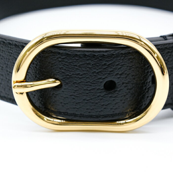 【お値引き】【未使用品】 GUCCI グッチ インターロッキングG ラージ ペット 愛犬 首輪 ＃L レザー ブラック 黒 695256 箱付 3