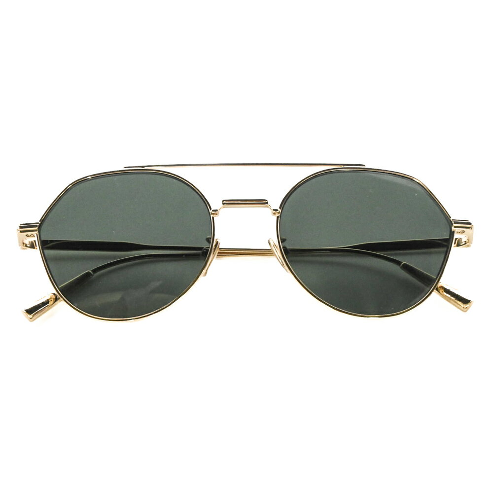 【お値引き】【美品】Christian Dior クリスチャンディオール Blacksuit R6U サングラス 眼鏡 メガネ パイロット ゴールド ブラック メンズ