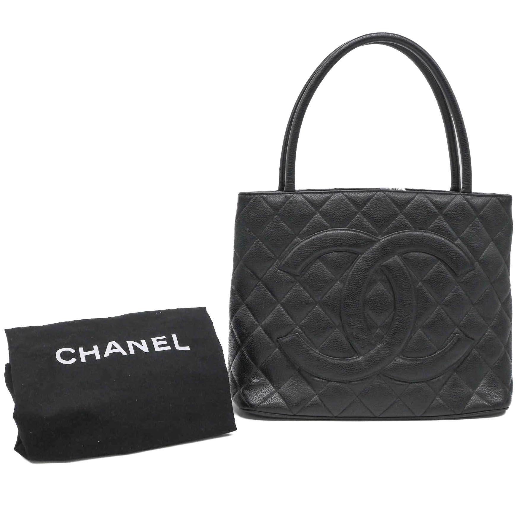 楽天市場】chanel シャネル 復刻トート キャビアスキンの通販