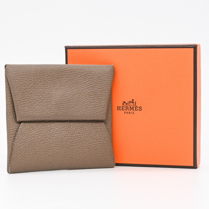 Rakuten - 【美品】HERMES エルメス バスティア コインケース 小銭入れ ヴォーエプソン エトゥーブ グレージュ ♯C