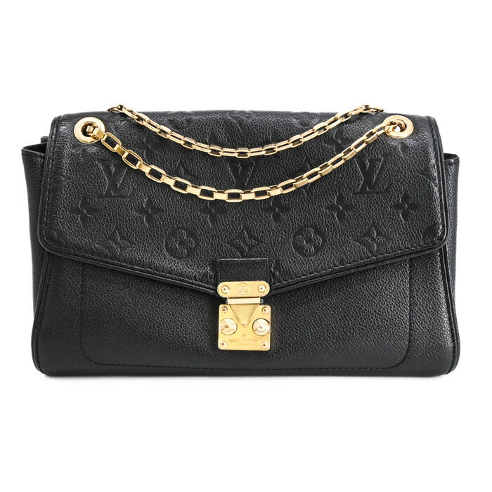VANESSA BRUNO - 【お値引き】【美品】LOUIS VUITTON ルイヴィトン サンジェルマンPM モノグラムアンプラント ノワール チェーンショルダー ショルダーバッグ ハンドバッグ レザー M48931