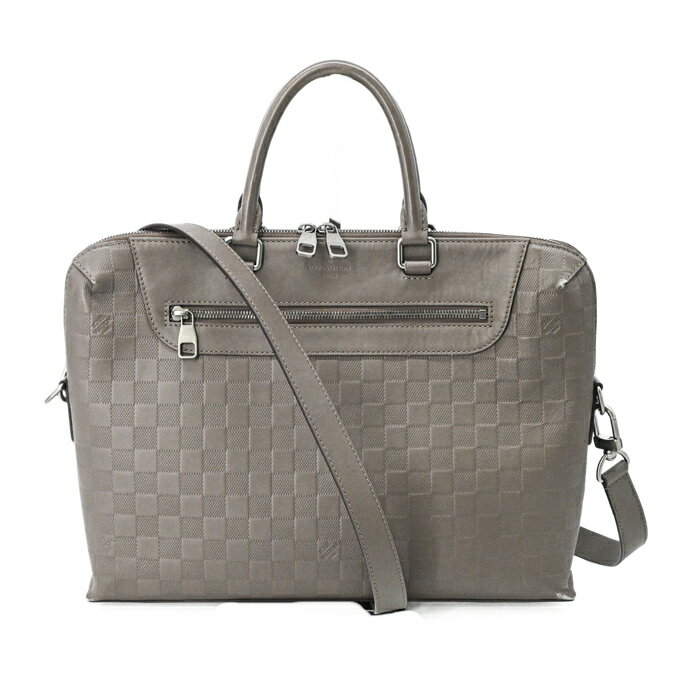 LOUIS VUITTON ルイヴィトン ポルトドキュマン ジュール PDJ 2WAY トートバッグ ショルダー ビジネスバッグ ダミエアンフィニ グレージュ N48264