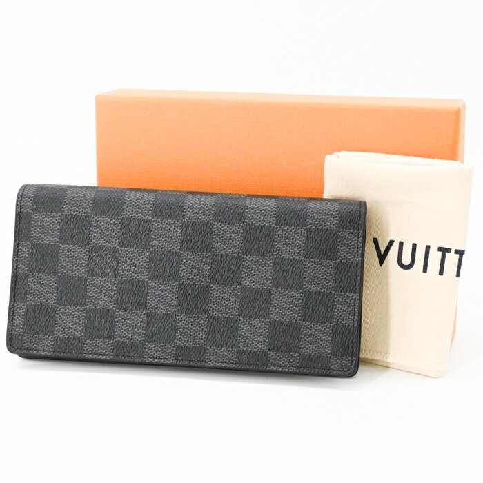 【未使用品】LOUIS VUITTON ルイヴィトン 長財布 ウォレット ダミエグラフィット ポルトフォイユ ブラザ ブラック 黒 N62665