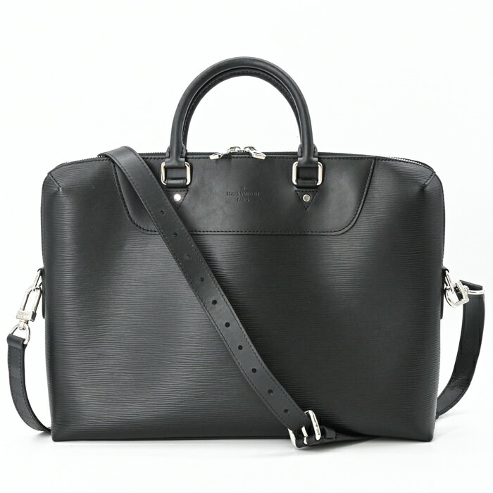 【美品】LOUIS VUITTON ヴィトン エピ PDJ ポルト ドキュマン ジュール ビジネス 書類 ブリーフケース ブラック M50163