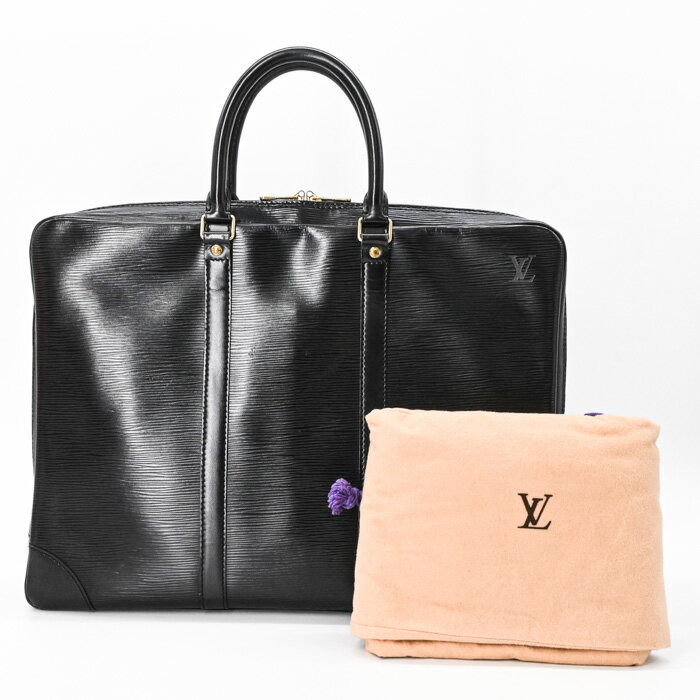 LOUIS VUITTON ルイヴィトン エピ ポルトドキュマン ヴォワヤージュ PDV ビジネス 書類 ブリーフケース ノワール ブラック 黒 メンズ M40321