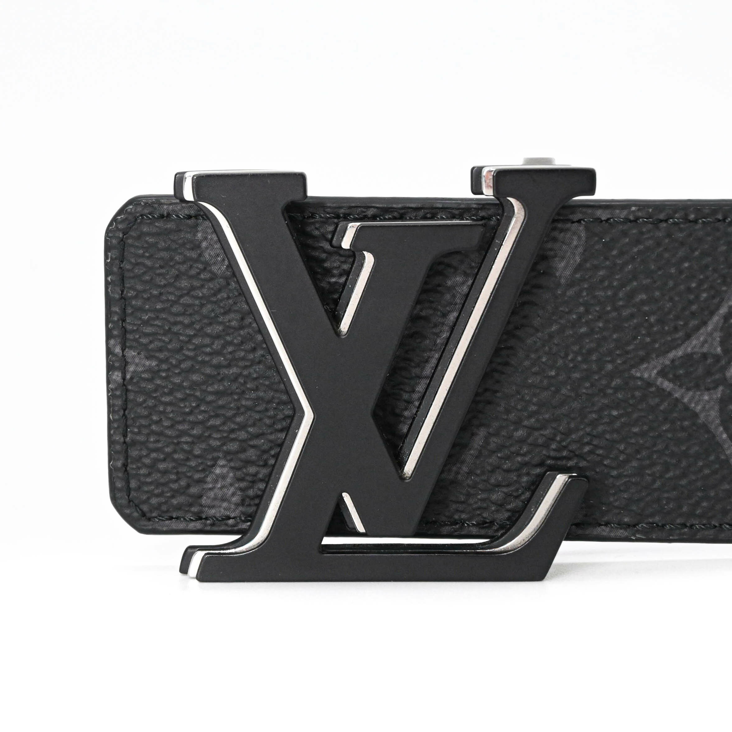 【美品】LOUIS VUITTON ヴィトン ベルト・LV オプティック モノグラム 40MM リバー...