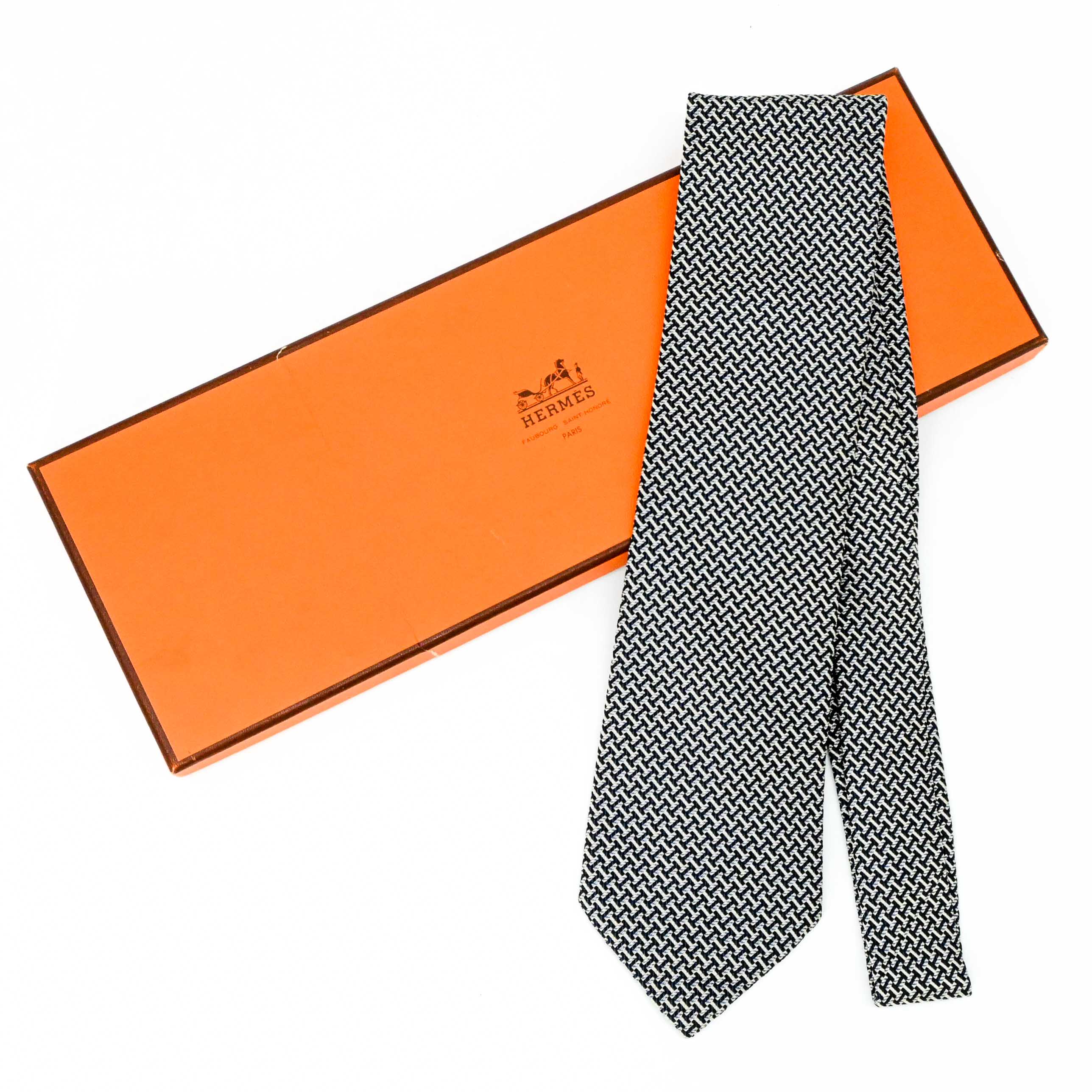 楽天市場】シルバー ネクタイ（ブランドエルメス）（バッグ・小物