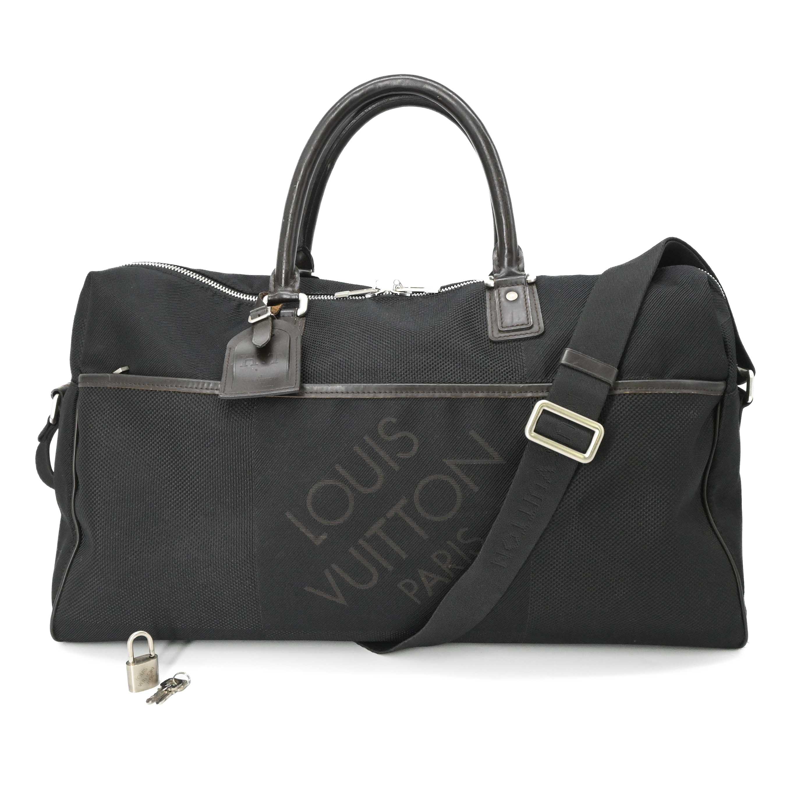 LOUIS VUITTON ルイヴィトン ダミエ ジェアン アルバトロス ボストンバッグ 旅行 トラベル ショルダー メンズ キャンバス ブラック 黒 M93601