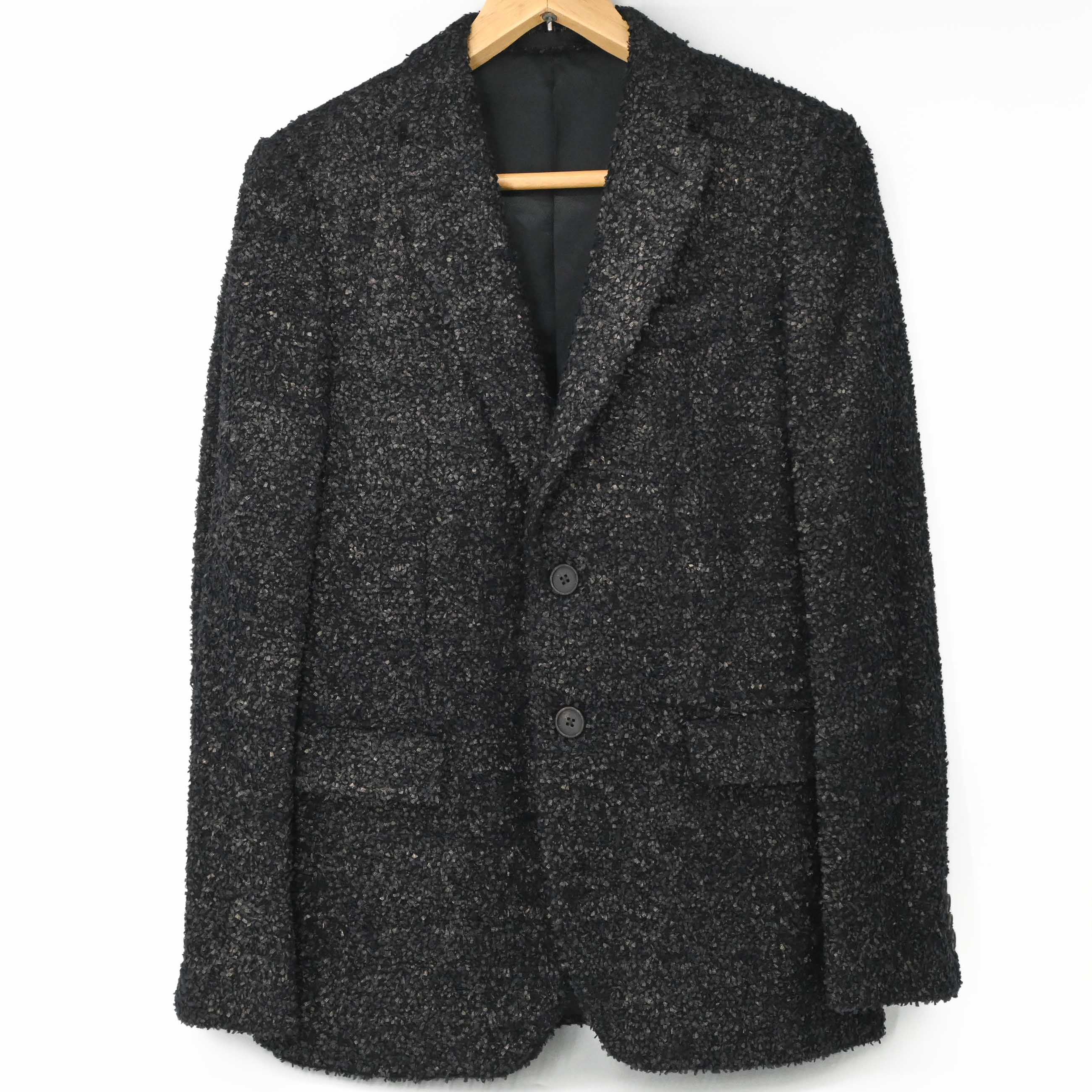 Rakuten - 【美品】LOUIS VUITTON ルイヴィトン ジャケット 2010AW コート ユニセックス レディース メンズ ブラック 黒 ＃46 L相当