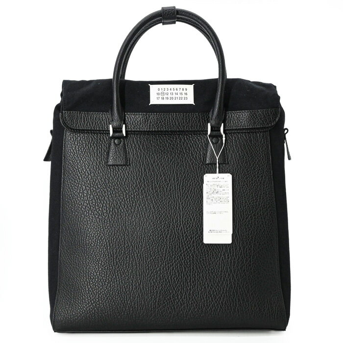 Rakuten - 【未使用品】MAISON MARGIELA メゾン マルジェラ 5AC 3WAY トート ショルダーバッグ バッグパック リュック レザー メンズ レディース ブラック 黒 SB1WA0004