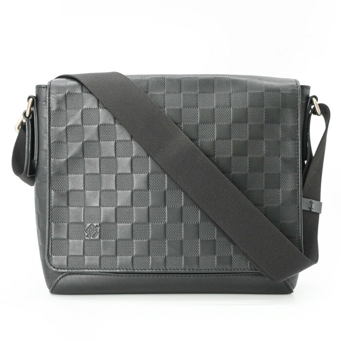 Rakuten - 【美品】LOUIS VUITTON ルイ ヴィトン ダミエ・アンフィニ ディストリクトPM ショルダーバッグ メッセンジャーバッグ ブラック N41033
