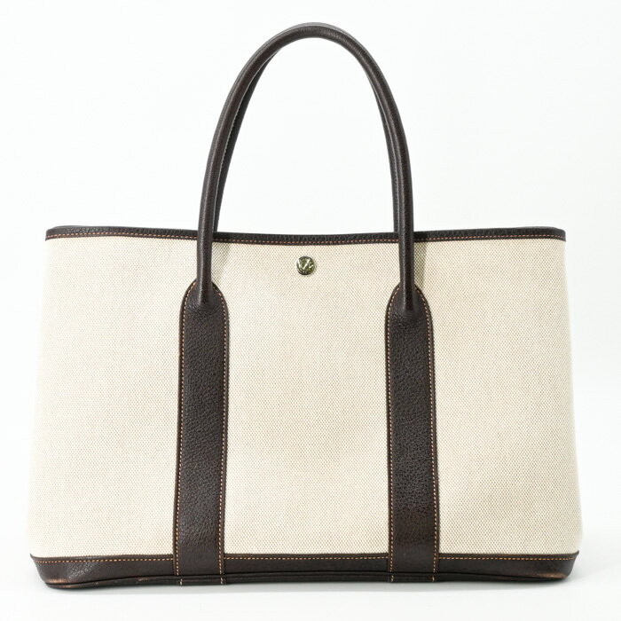 樂天商城 - 【美品】HERMES エルメス ガーデンパーティ PM ハンドバッグ トート レザー トワルアッシュ レディース ♯I