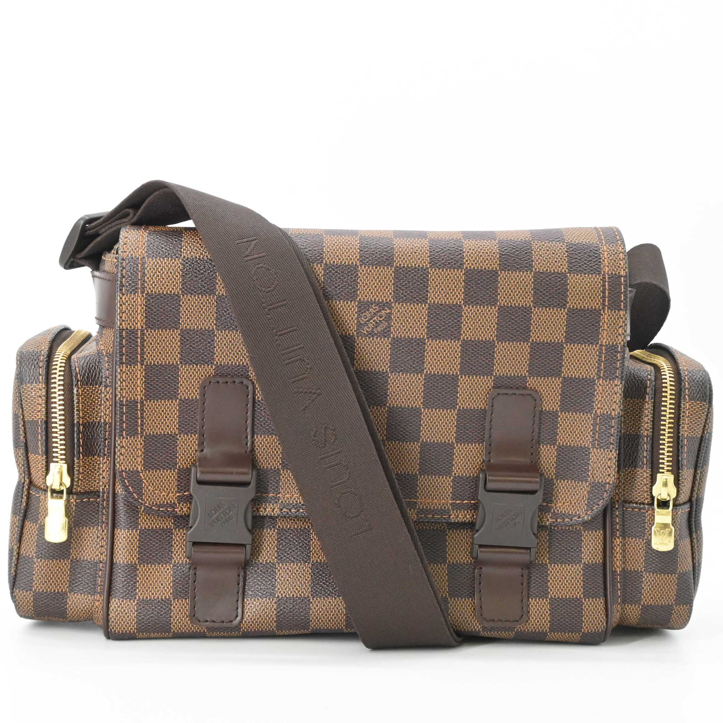 C, D, T, R, W - 【美品】LOUIS VUITTON ルイヴィトン ダミエ リポーターメルヴィール ショルダーバッグ ブラウン 茶 レディース N51126