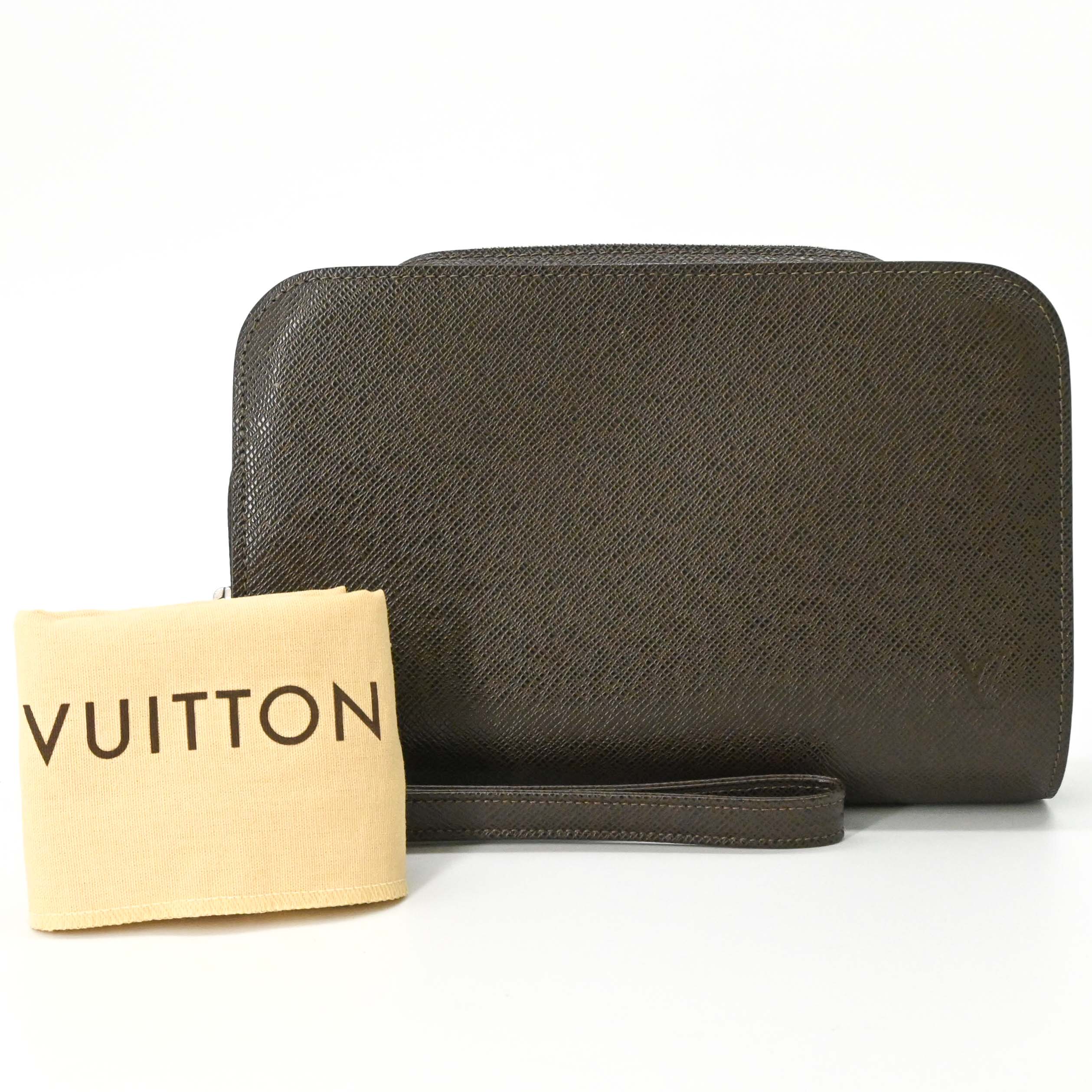 Rakuten - 【未使用品】LOUIS VUITTON ヴィトン タイガ バイカル セカンドバッグ クラッチバッグ サブバッグ レザー ダークブラウン こげ茶 M30188 ベタなし