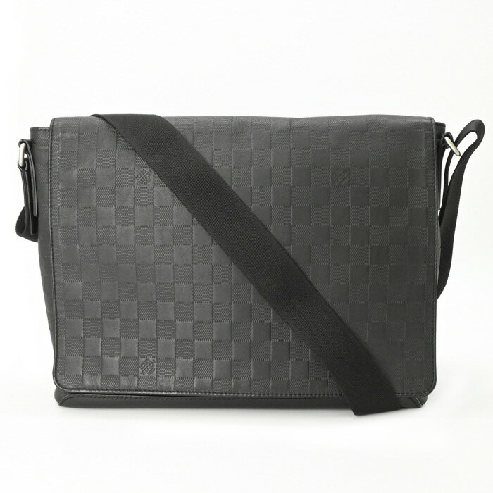 Rakuten - 【美品】LOUIS VUITTON ルイ ヴィトン ダミエ・アンフィニ ディストリクトMM ショルダーバッグ メッセンジャーバッグ ブラック N41038