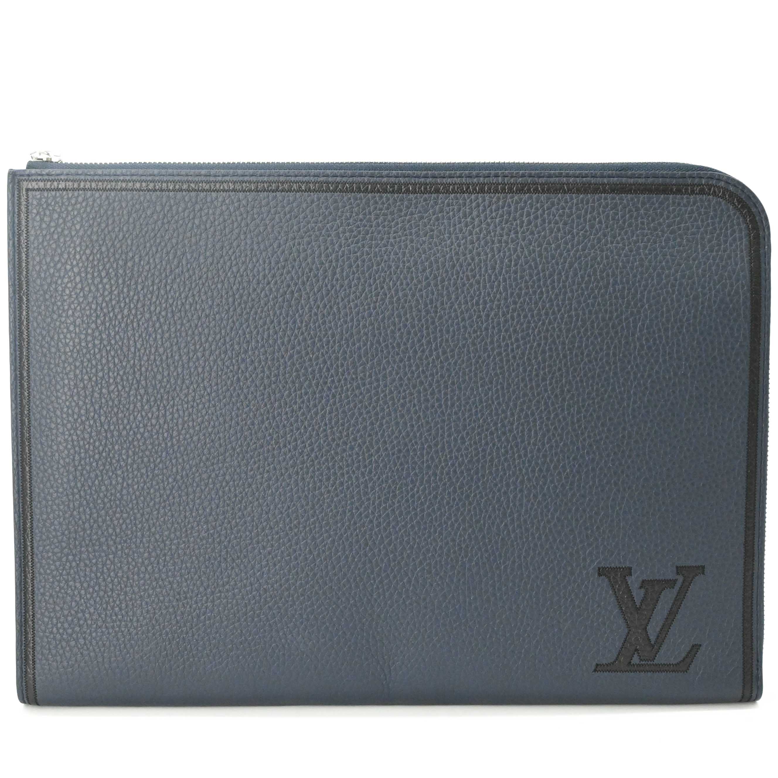 樂天商城 - 【未使用品】LOUIS VUITTON ルイヴィトン ポシェットジュール クラッチバッグ セカンドバッグ トリヨン メンズ M68235 イニシャル入り
