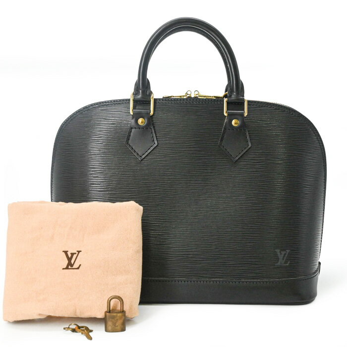 Rakuten - 【美品】LOUIS VUITTON ヴィトン アルマ エピ ノワール ハンドバッグ バッグ レザー バッグ 黒 ブラック レディース M52142