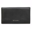 ブルガリ 長財布（男性向け） 【お値引き】【美品】BVLGARI ブルガリ アーバン 長財布 財布 黒 ブラック メンズ 33402