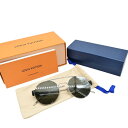 【美品】LOUIS VUITTON ルイヴィトン STAR BURST スターバースト サングラス 眼鏡 メガネ パイロット シルバー ブラック メンズ Z1103E(4)