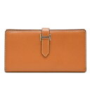 【美品】HERMES エルメス ベアン ベアンスフレ 長財布 ウォレット ヴォーエプソン レザー ゴールド ブラウン #C
